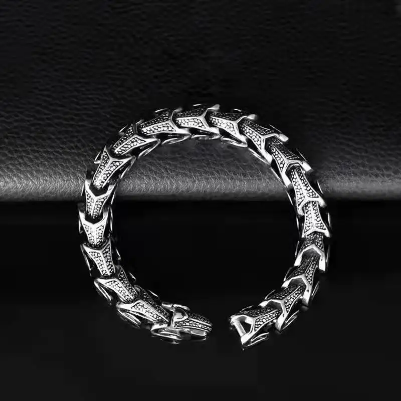 Men's Dragon Bracelet Dominant Personality Hip Hop Bracelet Hip Hop Rock Bracelet Jewelry Accessories