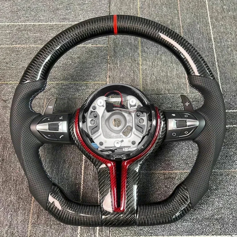 

Руль из карбона, подходит для BMW F06 F07 F10 F22 F30 F20 F21 F25 F36 F31 F11 F12 F13 F15 F16 M3 M4 M5 F01 F02 F31 F32M3