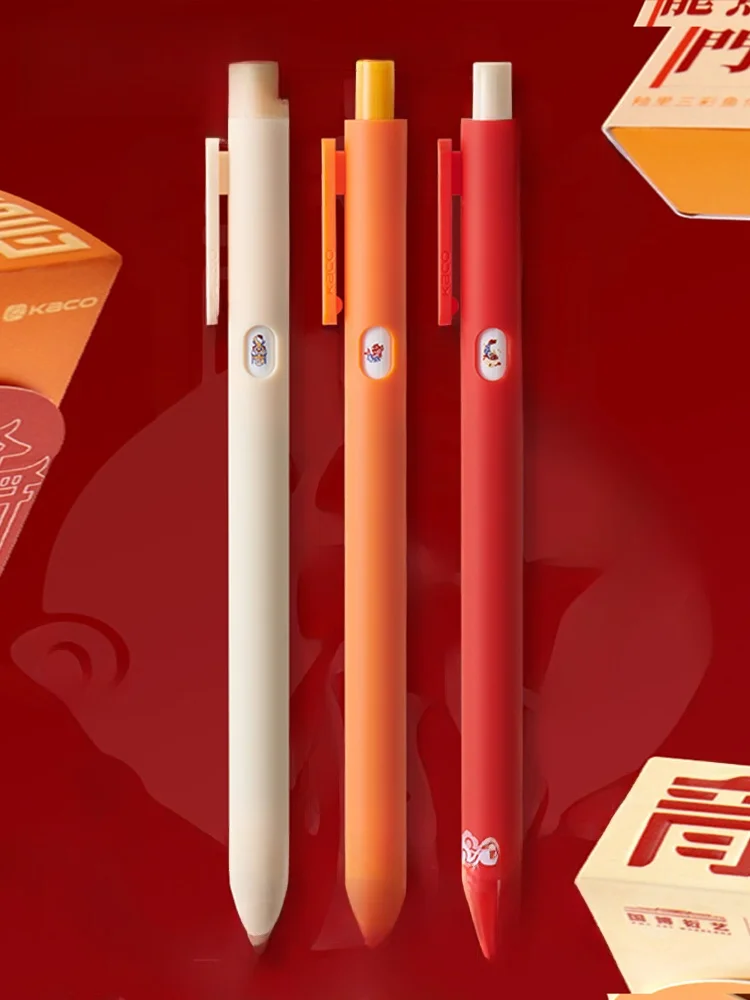 Creative Museum Note-Taking Pen Student Stationery Small Window Pen Dragon Gate Series Cultural Creative Writing Instrument