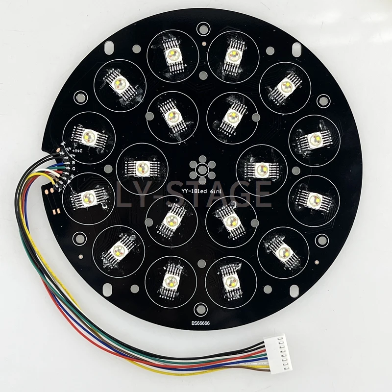 

194MM 18x18w Led Par Light RGBWA UV 6in1 DIY Accessories 18x18W Led Light