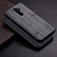 Case for Xiaomi Redmi Note 8 Pro 8T funda bamboo wood pattern Leather phone cover Luxury coque for redmi note 8 pro case capa