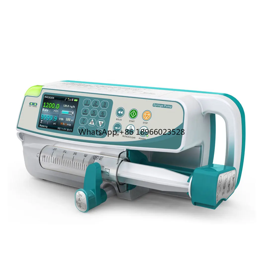 Veterinary Automatic Syringe Pump Single Channel Medical Portable Vet Animal TCI Syringe Pump