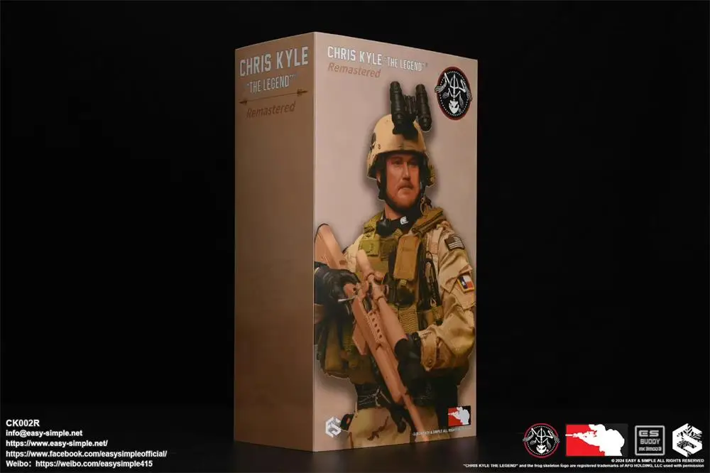 1/6 EASY&SIMPLE ES CK002R In Memory Of ChrisKyle Normal Version Full Set Moveable Action Figure Gift For Fans Collect