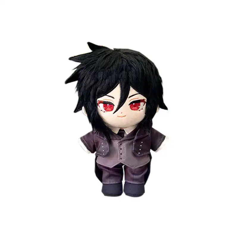in stock Role Sebastian Michaelis Ciel Phantomhive Attribute 20cm Plush Cotton Doll Toys Cartoon Dress Up Dolls Cosplay Gift