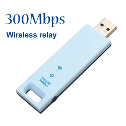 USB Wireless Router WiFi Repeater Usb Powered Wi-Fi Range Extender 2.4G 300Mbps Signal Amplifier Plug and Play