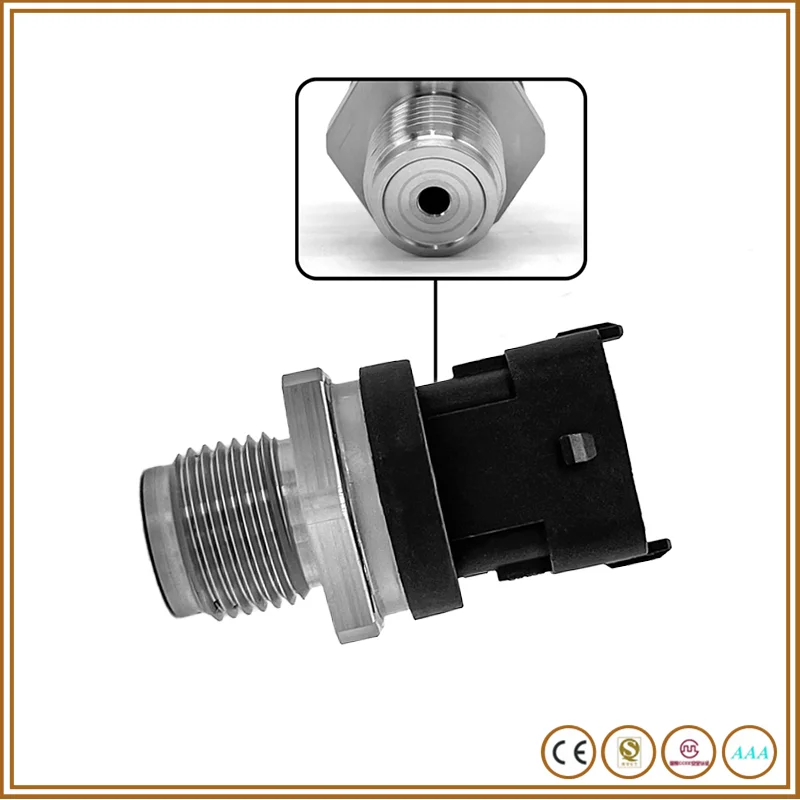 Sensor de presión de combustible común 0281002734/2568/2907/2700/0281002908 para KIA Sorento I Hyundai 2.5 CRDi Mitsubishi YC0233