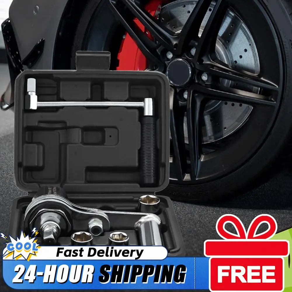 

Torque Multiplier Wrench Set Lug Nut Remover Heavy Duty Labor-Saving Nut Disassembly Tool with 17mm/19mm/21mm Sockets