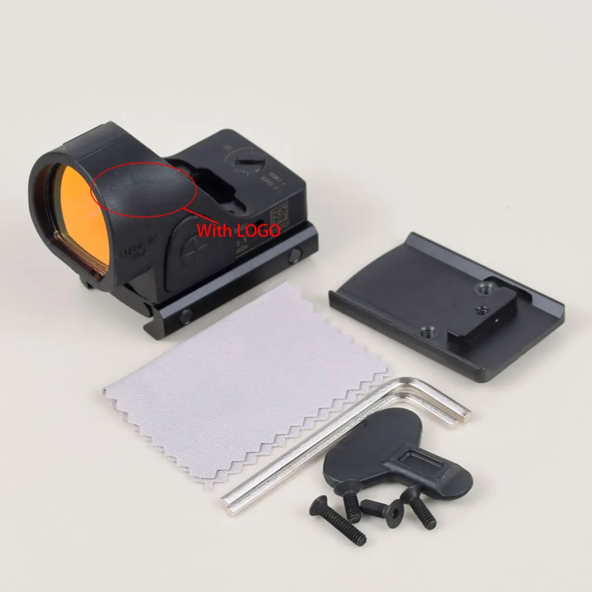 LAMBUL Taktische Mini RM SR MR Holographische Red Dot Zielfernrohr Kollimator Airsoft Pistole Gewehr Reflex Sehenswürdigkeiten Für 20mm Schiene 3