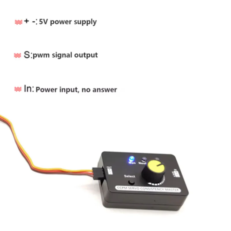 マルチサーボテスター,パワーチャンネル,一貫性速度コントローラー,ccpmマスターチェッカー,rcドローン部品,3ch,新品,1個