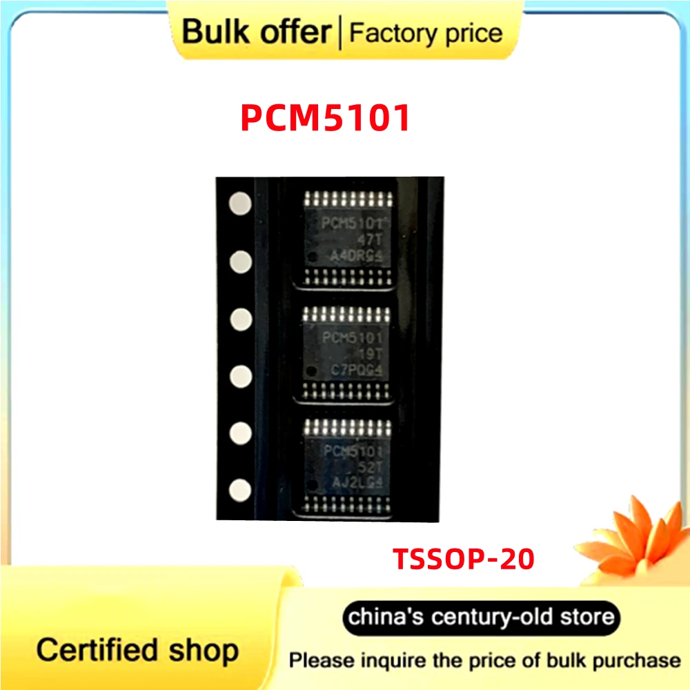 5-10PCS/Lot Original PCM5101 PCM5101A PCM5101APWR TSSOP-20 audio converter chip