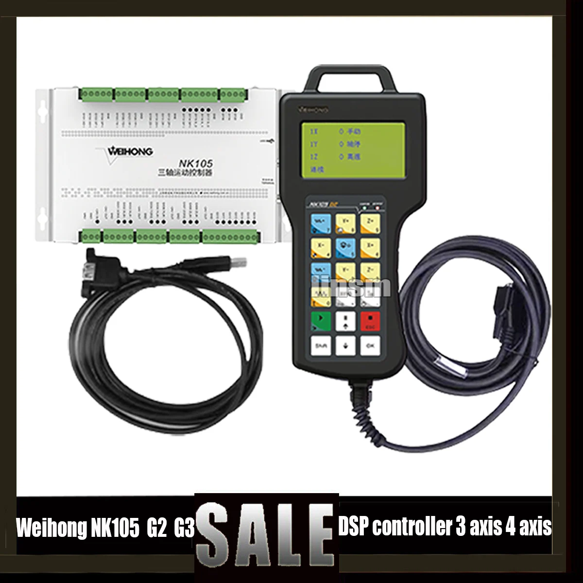 Weihong Nk105 G2 G3 3 Axis Dsp Controller Nc Studio Motion Control System For Cnc Router Atc Automatic Tool Changer