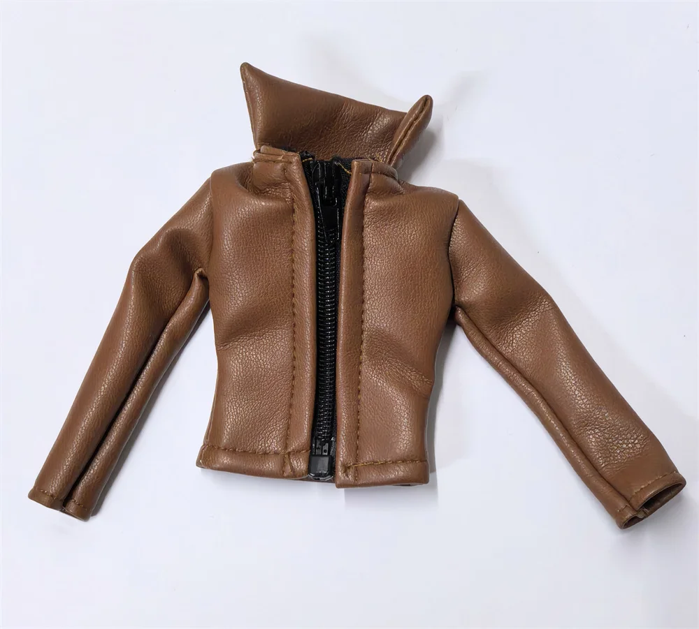 Handmade Doll Clothes Zipper Leather Jacket for 11.5 inch 30cm Doll Clothes Doll Accessories Many Style for Choice - view 3