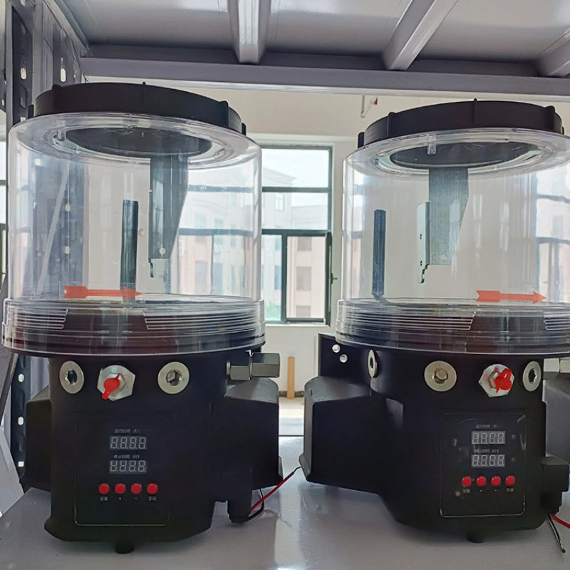 380V Electric Grease Lubrication Pump With Low Liquid Alarm For Mixer Port Construction Machinery Refueling System