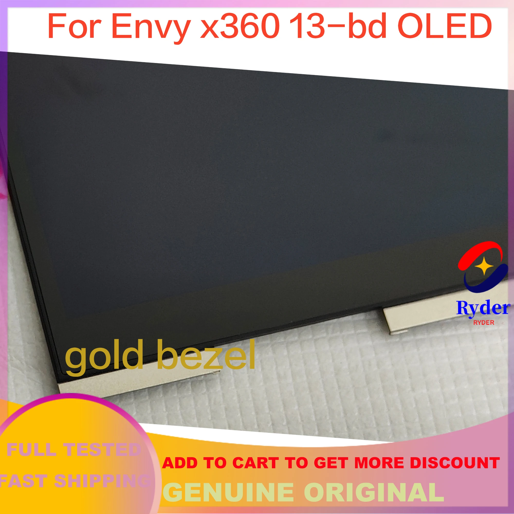 Imagem -04 - Oled Ffhd 1920x1080 Oled para hp Envy X360 13-bd Toque Led Lcd Assembléia 13m-bd0033dx 13m-bd0023dx 13-ay0028ur Atna33xc08 13.3