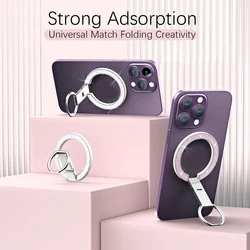 For Magsafe Magnetic Shimmering Powder 1Pcs Ultra Light And Ultra Thin Strong Suction Rotating 360° Wall Stickers Everywhere