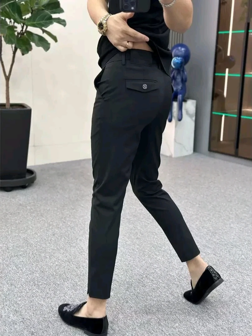 

Модные удобные мужские повседневные брюки, новые весенне-осенние молодежные брюки Vitali с антибактериальным эффектом, средней эластичности, длинные брюки