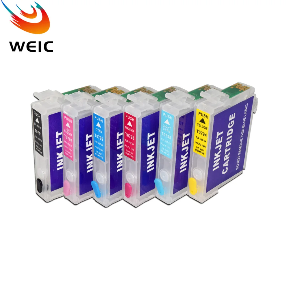 82 82N T0821-T0826 Refillable Ink Cartridge for Epson Stylus Photo R390 R270 R290 R295 RX590 RX615 RX610 RX690 Printer - Image 6