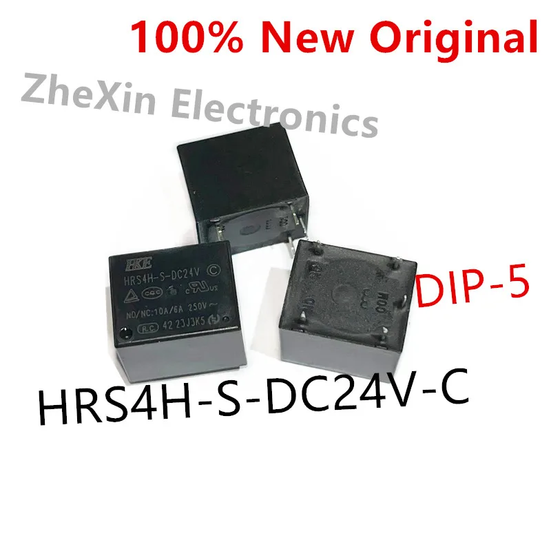 5-10PCS/Lot  HRS4H-S-DC5V-C、HRS4H-S-DC12V-C、HRS4H-S-DC24V-C  DIP-5  New Original Relay  HRS4H-S-DC24V、HRS4H-S-DC12V、HRS4H-S-DC5V