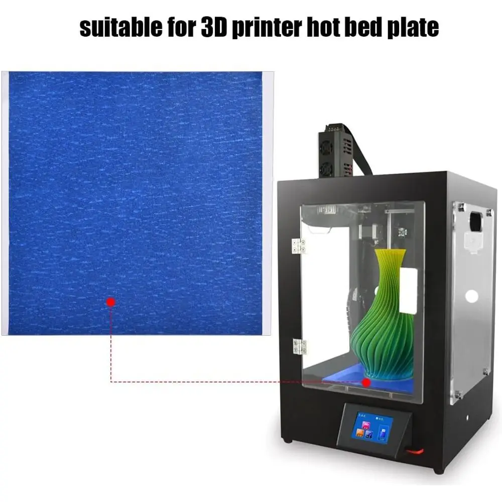New Blue 3D Printers Tape High Adhesive High Temperature Resistance Printer Sticker Tape Masking Tape Hot Bed