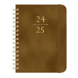 Weekly Planner Academic Year Planner Notebook Spiral Coil Design Thick Paper Organize Journal Calendar 2024