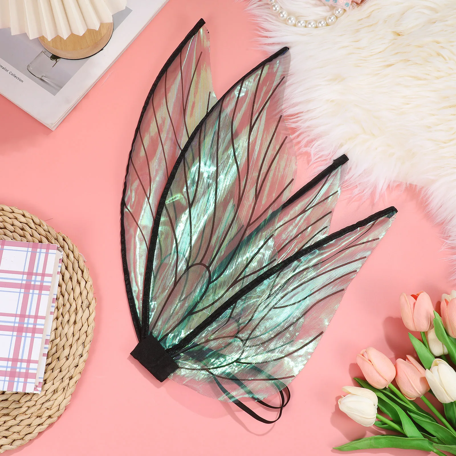 Cicada Fairy Wing Delicate Craftwork Suitable for Festival Cosplay Party Decoration and Kids Cicada Fairy Wing