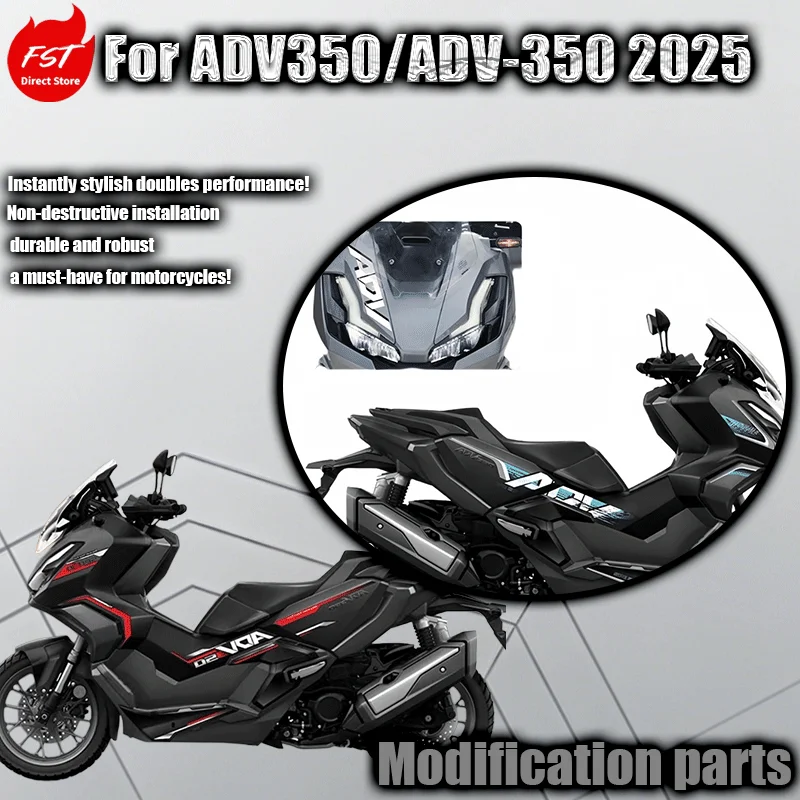 Body Decal Sticker Anti-scratch Decorative Protective Stickers Modified Accessories Fit for 2025 ADV350