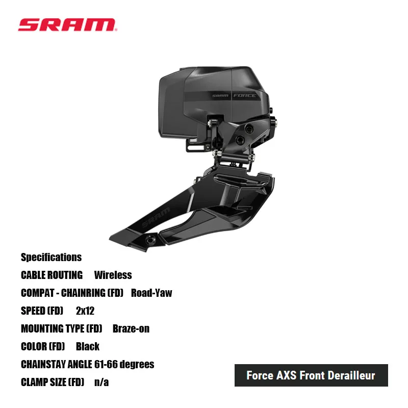 2024 SRAM FORCE AXS Groupset Force AXS HRD Shift-Brake System ForceCrankset Force AXS Rear Derailleur