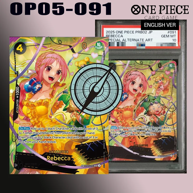 

Diy 2025 One Piece Japanese Prb02-Premium Booster -One Piece Card The Best- Vol.2 #091 Rebecca Special Alternate Art Card