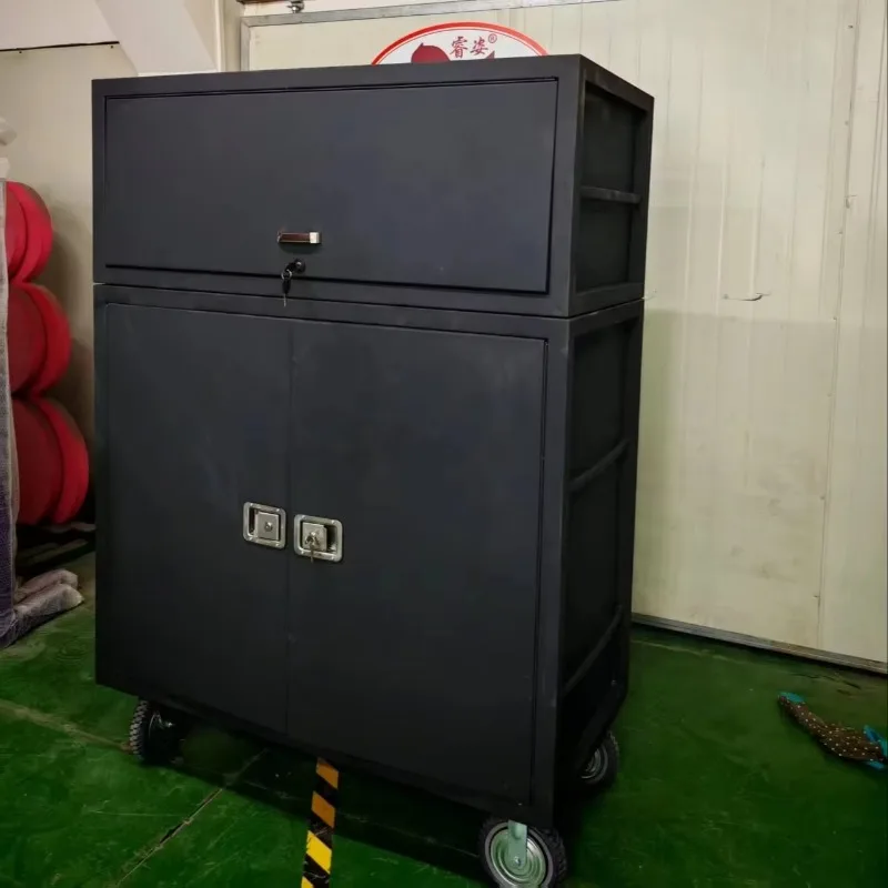 

Custom Steel Saddle Locker, 3 Sizes with Brandable Design | Durable Commercial Tack Storage Box for Equestrian Business