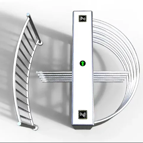 

Practical Hot Sale Turnstiles High Quality Security Access Control Door Half Waist Height Turnstiles