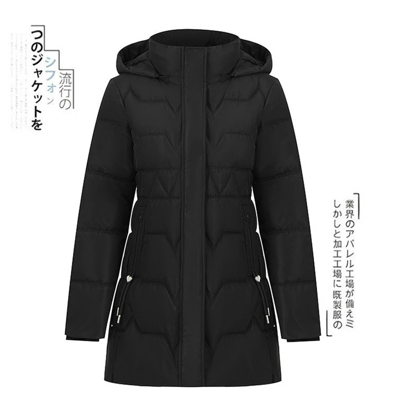 2025 neue frauen Unten Mäntel Koreanische Stehkragen Einfache Feste Farbe Warme Mid-Länge Casual Jacken Weiche Mode weibliche Kleidung