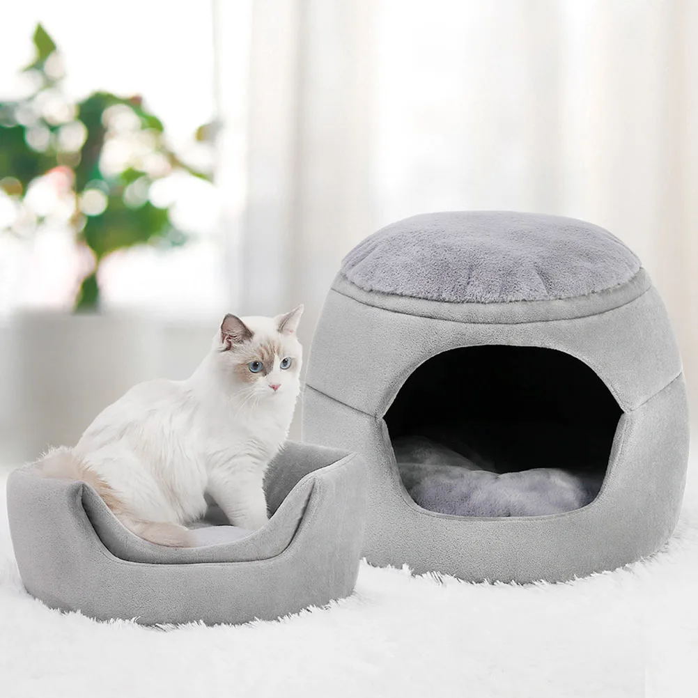 

Warm Pp Cotton Nest Comfortable Pet Bed PP Cotton Pearl Material for Winter Home Use Pet Cage Small Animal House