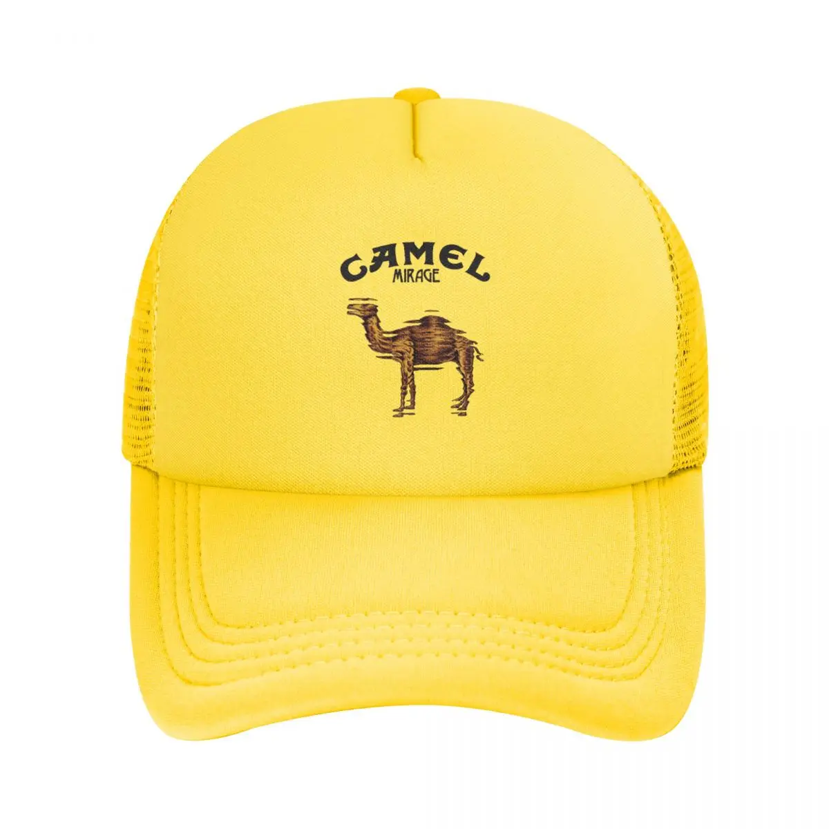 Camel Mirage Trucker Hat Men Women Fashion Animal Dad Hat Sun Caps Fishing Hat Breathable Snapback Caps Mesh Baseball Cap