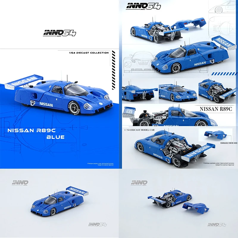 Inno Op Voorraad 1:64 Lbwk F40 Tokyo Auto Salon 2024 Diecast Diorama Auto Model Collectie Miniatuur Speelgoed