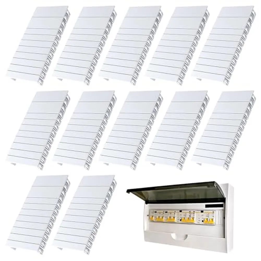 50PCS Plastic Electrical Panel Slot Covers Modular Hole Blanks For Legrand Hager Fuse Box Distribution Board Shields