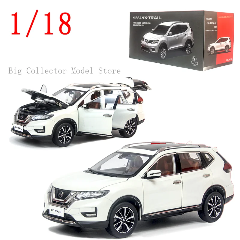 

Diecast 1/18 Scale Nissan Alloy Car Model Nissan X-TRAIL Rogue Play Vehicles Display Collection Hobby Toys Original Box