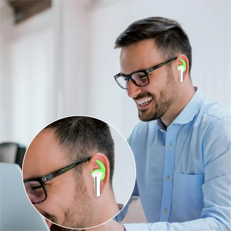 203A Cubierta auriculares Case Protector Skin Mejora experiencia frecuencia sonido para brotes 3