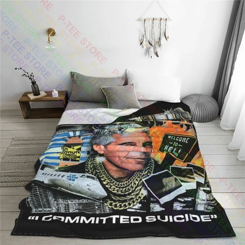 Rip Jeffrey Epstein I Committed Suicide Suicideboys Tour Blanket Soft Nap Blanket Bedding Supply