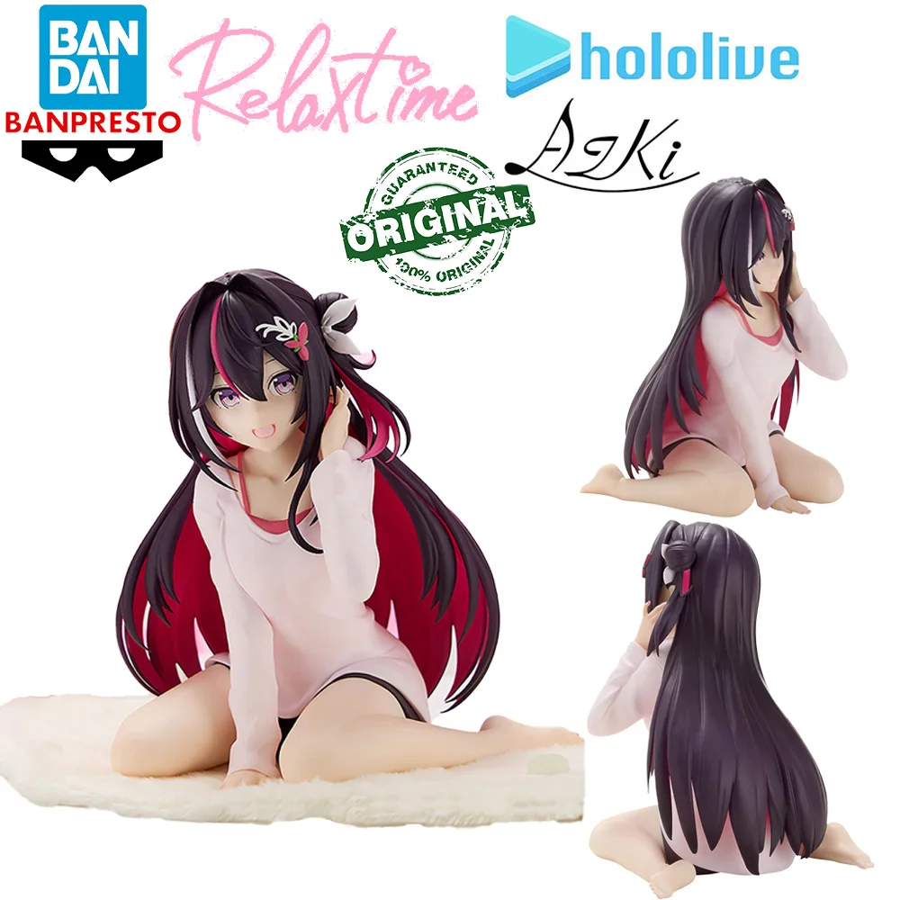 

В наличии Bandai Banpresto Relax Time Hololive Virtual Diva Azki Kawaii аниме Virtual Idol Beauty фигурки модель игрушки подарки