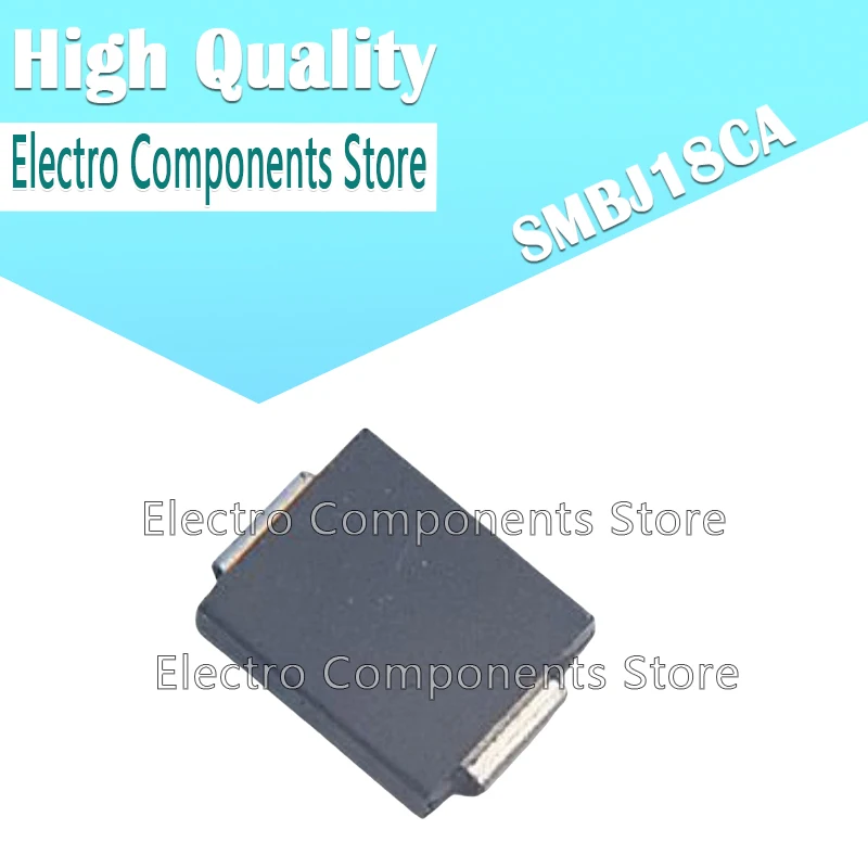 10Pcs/Lot SMBJ18CA (Marking BT) BT SMB DO214AA 18V 20.6A 600W TVS Transient Voltage Suppression Diodes Surface Mount SMD