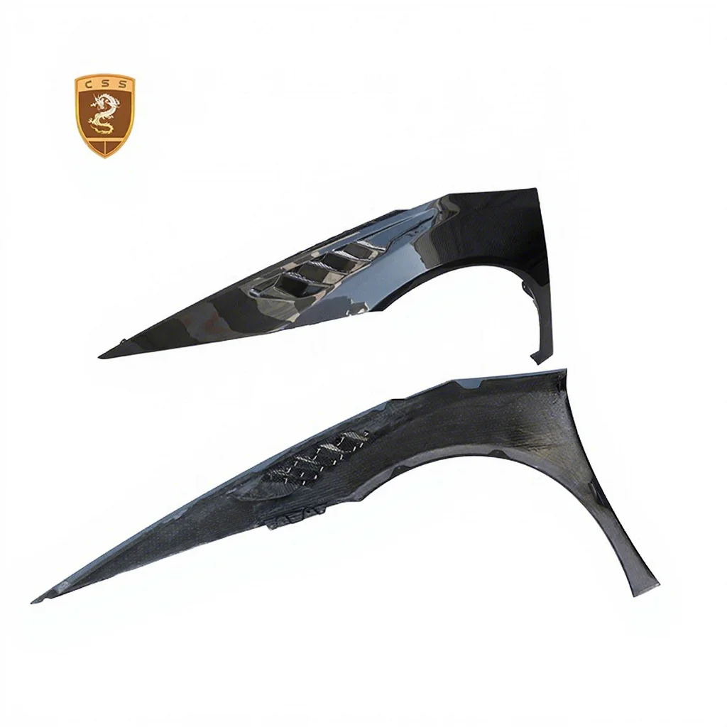 Upgrade to CSS Style Dry Carbon Fiber Car Auto Parts Front Side Fender for  Huracan LP580 LP610