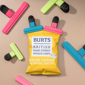 3 Buah Klip Penyegel Makanan Tipe-T Paket Makanan Ringan Klip Penyegel Kuat Klip Penyegel Kantong Plastik Anti Bocor Tahan Lembab Klip Penyegel 12 klip tas figural penjualan terbaik - №