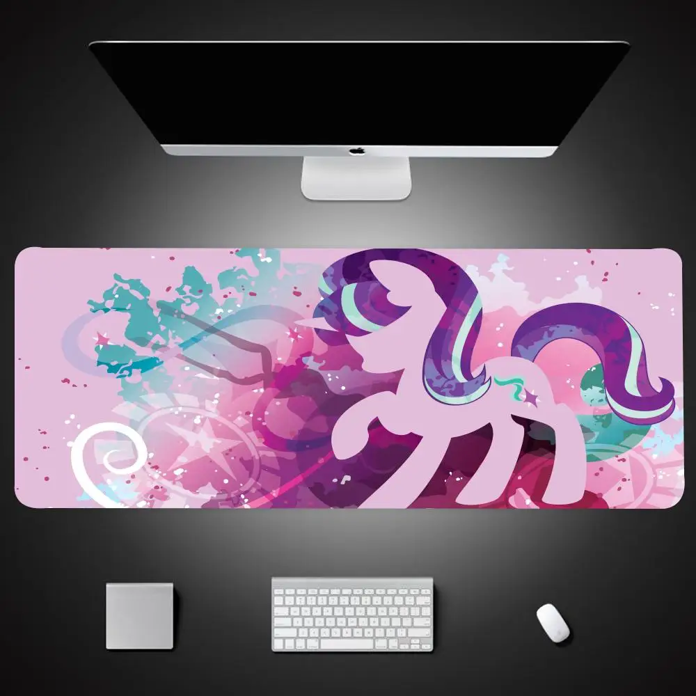 S-Stars G-Glittering C-Colorful P-Pony Mouse Pad Mouse Pad Gaming Mousepad Speed Desk Mat Laptop Gaming Mats For Office Carpet D