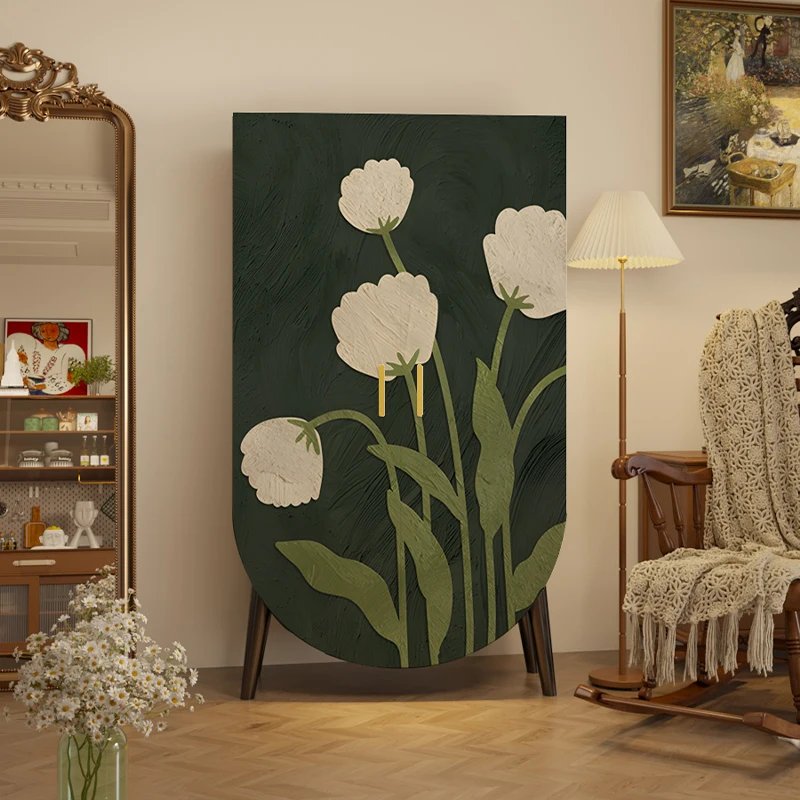 

Modern Simple Living Room Locker Household Multifunctional Bedroom Opposite Door Wardrobe Floor Locker Room Standing Cabinet