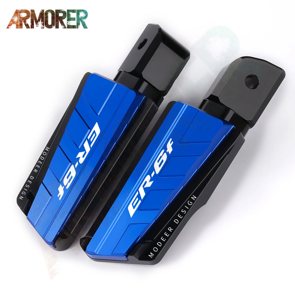 Motorcycle Accessories For KAWASAKI ER6n ER6f ER 6n 6f ER-6n ER-6f 2006-2022 Rear Passenger Foot Peg Footrests