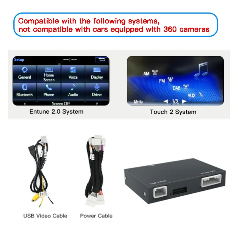 2026 NIEUWE Draadloze Carplay Android Auto module Voor TOYOTA CHR Corolla Camry Auris prius RAV4 Avensis Highlander Auto play decoder