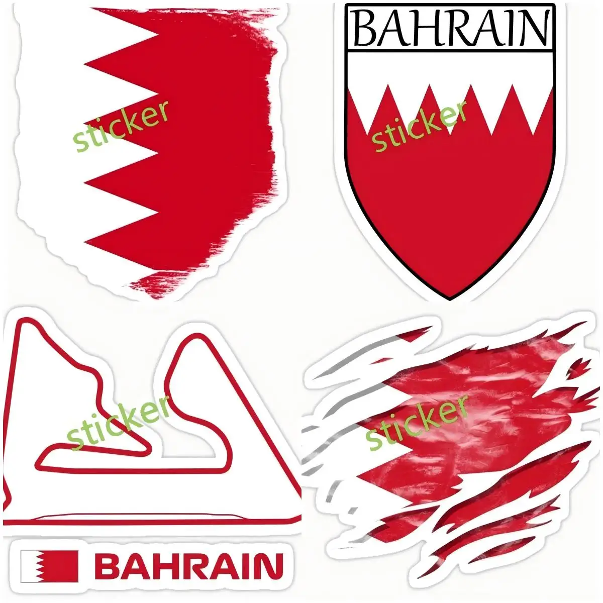

Bahrain Fashion Car Stickers and Decal Fuuny Motorcycle Bumper Window Windshield Cover scratches styling Creativity