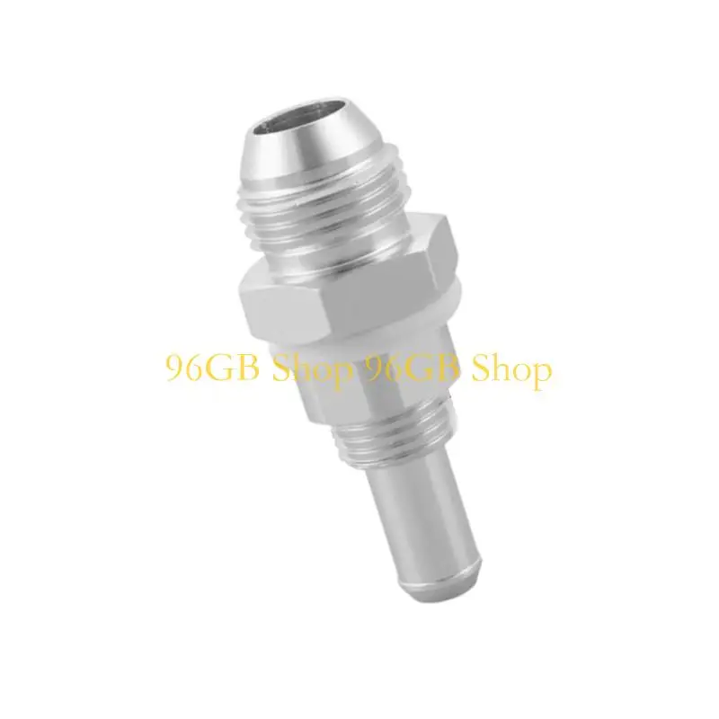 96GB Aircraft Aluminum AN8 Male To 5 16 Hose Adapter Bulkhead Mount Design