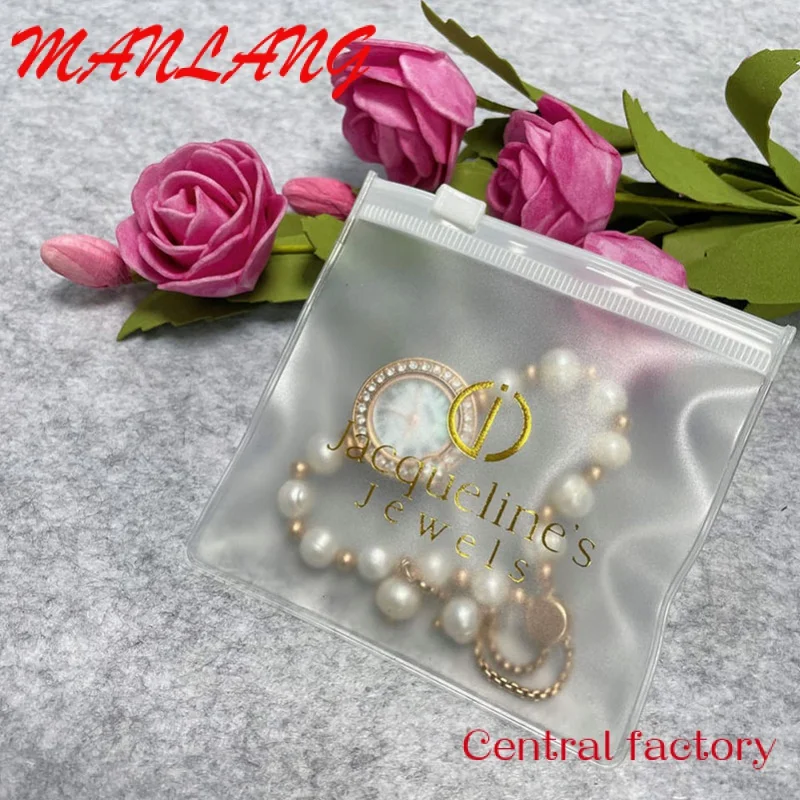 Custom  Custom Logo Fashion Jewelry Packaging Bag,Transparent Small Plastic Zip Lock Bags,Pvc Mini Zipper Pouch