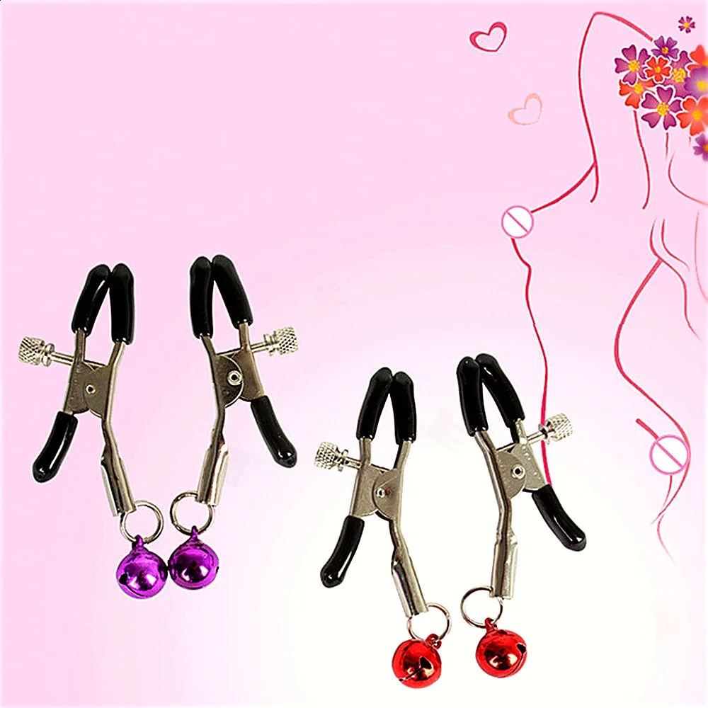 جرس صغير الحلمة المشابك محفز الثدي الحلمة كليب الجنس لعب للأزواج تدليك عاشق لعبة عبودية الملحقات الغريبة #1